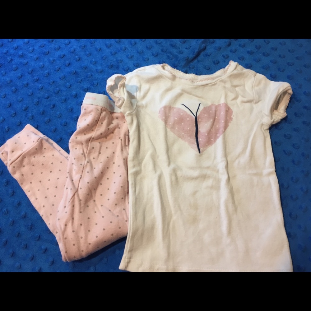 Baby Gap Heart Pajamas 2T